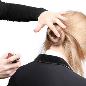 How do make your hairstyle with a donut